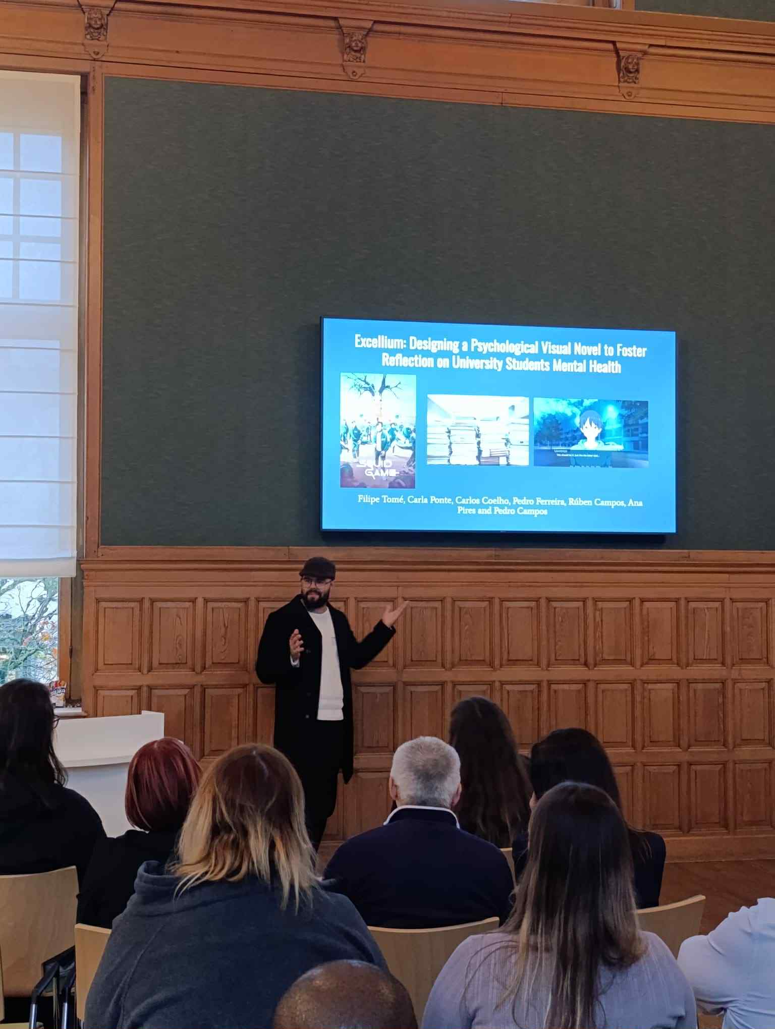 Filipe Tomé presents game-based mental health studies at KAMC 2025 in Kyoto and GALA 2025 in Utrecht.