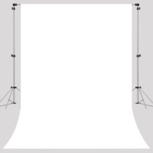 White photography backdrop