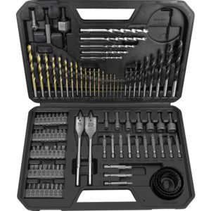 Drill bit and screwdriver bit set